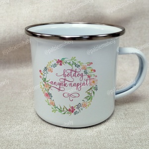 Boldog Anyák Napját! - Anyák napi Zománc Bögre, Otthon & Életmód, Konyhafelszerelés, tálalás, Tálalás, Bögre & Csésze, Mindenmás, MESKA