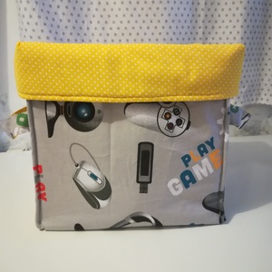 Textil tároló - otthon & életmód - babaszoba, gyerekszoba - játéktároló - Meska.hu