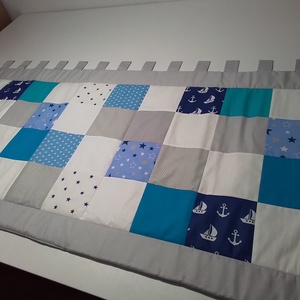 Patchwork falvédő  - otthon & életmód - babaszoba, gyerekszoba - falvédő gyerekszobába - Meska.hu