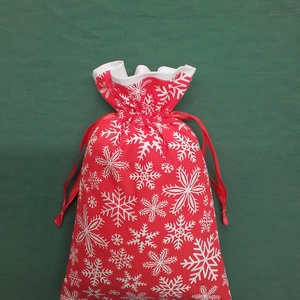 mikulás tasak, Karácsony, Mikulás, Mikulás zsák, Varrás, MESKA