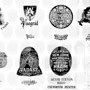 Magyaros pálinkás szett - egyedi felirattal, népi motívumokkal - otthon & életmód - konyhafelszerelés, tálalás - tálalás - pálinkás poharak, szettek - Meska.hu