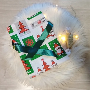 Mikulás zsák zöld  - karácsony - mikulás - mikulás zsák - Meska.hu