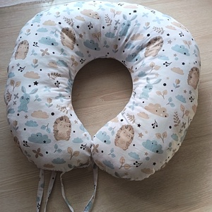 Szoptatós párna süni mintás, Otthon & Életmód, Babaszoba, gyerekszoba, Szoptatós párna, kismama párna, Varrás, MESKA