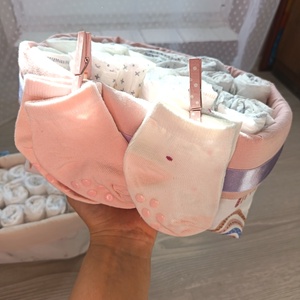 Pelenka torta, pelenka tároló  - otthon & életmód - tárolás & rendszerezés - tárolókosár - Meska.hu