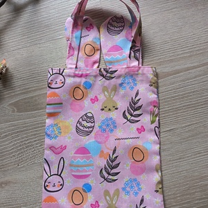 Húsvéti tojáskereső zsák, táska gyerekeknek - ünnepi díszek, dekorációk - húsvéti díszek és dekorációk - húsvéti ajándékátadó - Meska.hu