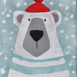 Jegesmedve kép - Meska.hu