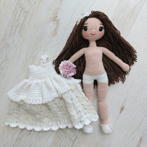 LONA baba, horgolt amigurumi - játék & sport - baba & babaház - öltöztethető baba - Meska.hu LONA baba, horgolt amigurumi - játék & sport - baba & babaház - öltöztethető baba - Meska.hu