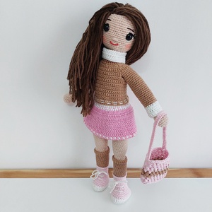 MILLA baba, amigurumi - játék & sport - baba & babaház - öltöztethető baba - Meska.hu MILLA baba, amigurumi - játék & sport - baba & babaház - öltöztethető baba - Meska.hu