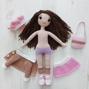 MILLA baba, amigurumi - játék & sport - baba & babaház - öltöztethető baba - Meska.hu MILLA baba, amigurumi - játék & sport - baba & babaház - öltöztethető baba - Meska.hu