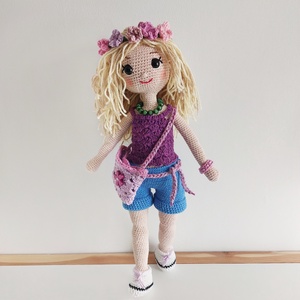 amigurumi baba, VIOLETT baba - játék & sport - baba & babaház - öltöztethető baba - Meska.hu amigurumi baba, VIOLETT baba - játék & sport - baba & babaház - öltöztethető baba - Meska.hu