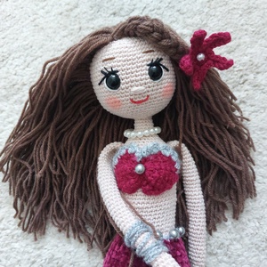amigurumi baba, sellőlány - játék & sport - baba & babaház - öltöztethető baba - Meska.hu amigurumi baba, sellőlány - játék & sport - baba & babaház - öltöztethető baba - Meska.hu