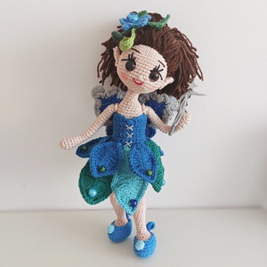 amigurumi tündérlány, Cseppke - Meska.hu