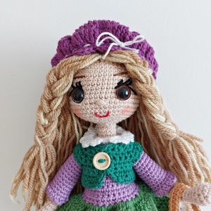 amigurumi  Bori baba - játék & sport - baba & babaház - öltöztethető baba - Meska.hu
