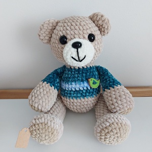 amigurumi mackó - játék & sport - plüssállat & játékfigura - maci - Meska.hu
