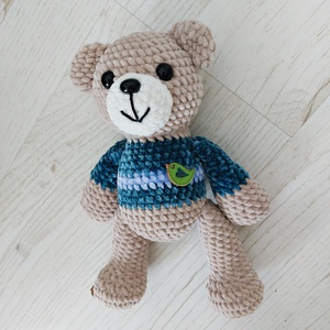 amigurumi mackó - játék & sport - plüssállat & játékfigura - maci - Meska.hu