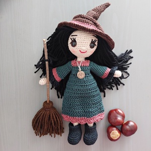 amigurumi boszorka - Meska.hu