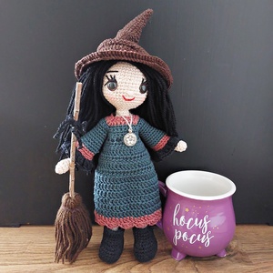 amigurumi boszorka - játék & sport - plüssállat & játékfigura - ember - Meska.hu amigurumi boszorka - játék & sport - plüssállat & játékfigura - ember - Meska.hu