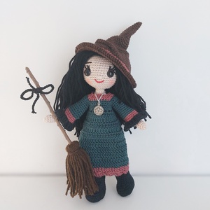 amigurumi boszorka - játék & sport - plüssállat & játékfigura - ember - Meska.hu amigurumi boszorka - játék & sport - plüssállat & játékfigura - ember - Meska.hu