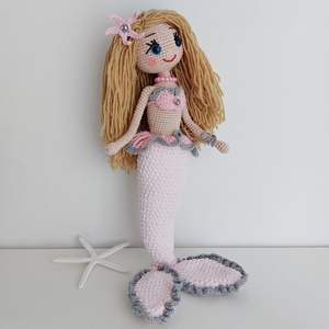 amigurumi sellő - játék & sport - plüssállat & játékfigura - ember - Meska.hu