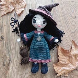 amigurumi boszorka, Játék & Sport, Plüssállat & Játékfigura, Ember, Baba-és bábkészítés, Horgolás, MESKA