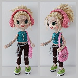 amigurumi Borka baba , Játék & Sport, Baba & babaház, Öltöztethető baba, Baba-és bábkészítés, Horgolás, MESKA