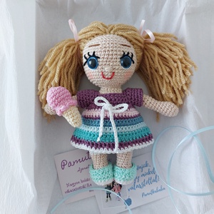 amigurumi Laura baba  - Meska.hu