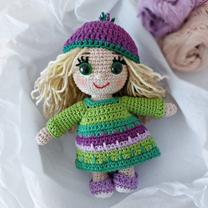 amigurumi HÉDI baba , Játék & Sport, Baba & babaház, Öltöztethető baba, Baba-és bábkészítés, Horgolás, MESKA