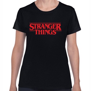 STRANGER THINGS női póló. Minőségi 100% pamut egyedi női póló. - Meska.hu