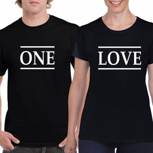 ONE LOVE páros póló szett, minőségi 100% pamut egyedi pólók valentin napra, évforulóra., Ruha & Divat, Páros szett, Női-férfi páros szett, , MESKA
