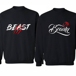 Beast and Beauty páros pulóver szett, minőségi egyedi pulcsik valentin napra, évforulóra., Ruha & Divat, Páros szett, Női-férfi páros szett, , MESKA