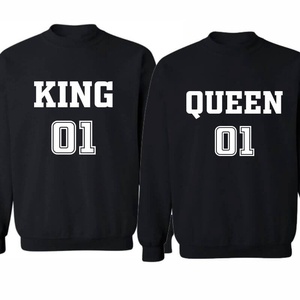 KING and QUEEN number 01  páros pulóver szett, minőségi egyedi pulcsik valentin napra, évforulóra., Ruha & Divat, Páros szett, Női-férfi páros szett, , MESKA