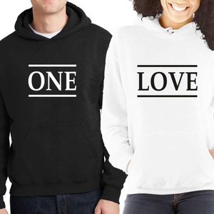 ONE LOVE páros kapucnis pulóver szett. Kapucnis pulcsik valentin napra, évforulóra. Ajándék pároknak. - ruha & divat - páros szett - női-férfi páros szett - Meska.hu