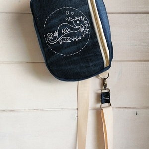 Hasitasi, övtáska, crossbody , Táska & Tok, Övtáska, Újrahasznosított alapanyagból készült termékek, Varrás, MESKA