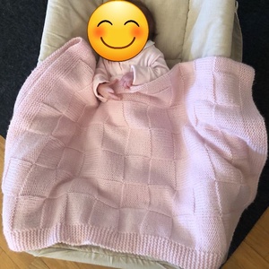 Kötött babatakaró  - baba - mama - baba ágynemű - babatakaró, gyerek pléd - Meska.hu