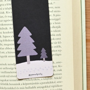 Könyvjelző - Téli tyúkos - könyv & zene - könyvjelző - Meska.hu