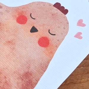 Anyák napi üdvözlőlap - Te vagy a legjobb tyúkanyó - művészet - grafika & illusztráció - egyéb rajzok - Meska.hu