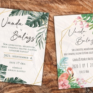 Esküvői meghívó, pauszpapír, pausz meghívó, esküvői lap - esküvő - meghívó & kártya - meghívó - Meska.hu