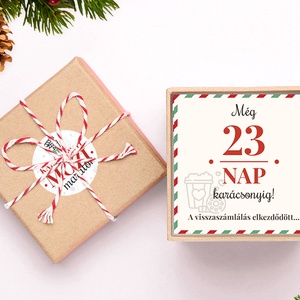 Adventi naptár karácsonyi kártya szett, film kártya szett, karácsonyi filmek, családi mozi - Meska.hu