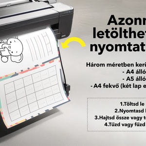 Számok gyakorlása, feladatlap számokkal, számok írásának gyakorlása - játék & sport - készségfejlesztő és logikai játék - oktató játékok - Meska.hu