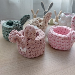 Nyuszis tojástartó (4db/csomag) - otthon & életmód - konyhafelszerelés, tálalás - konyhai dekoráció - konyhai dísz - Meska.hu