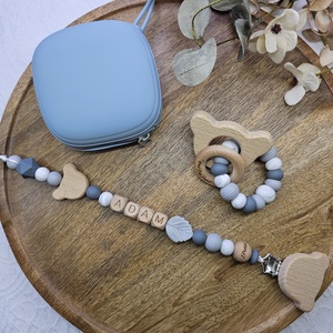 Első ajándékom - Szürke  Babaváró ajándék Babaköszöntő ajándékbox  - játék & sport - babalátogató ajándékcsomag - Meska.hu