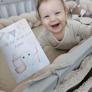 Baba hónapkártya mérföldkőkártya - baba - mama - babafotózás - baba mérföldkő kártyák - Meska.hu