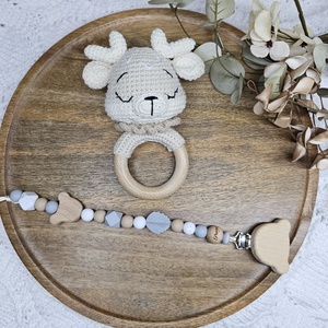 Első Ajándékom Babaköszöntő ajándékbox , Baba - mama, Baba játékok, Cumilánc, Csomózás, Gravírozás, pirográfia, MESKA