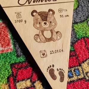 Baby születési adatok tábla - otthon & életmód - babaszoba, gyerekszoba - babaszoba, gyerekszoba - Meska.hu