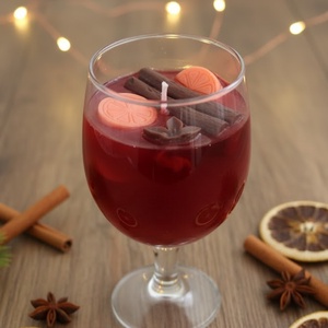 Pandaura Forralt Bor Gyertya, Otthon & Életmód, Gyertya, illat, aroma, Gyertya, Gyertya-, mécseskészítés, MESKA