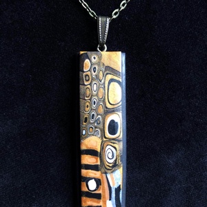 Klimt stílusú nyaklánc - Meska.hu
