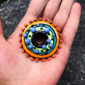 Kerek buborék nyaklánc - ékszer - nyaklánc - Meska.hu