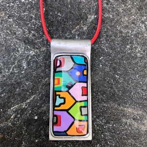 Hundertwasser stílusú ékszerszett - ékszer - ékszerszett - Meska.hu