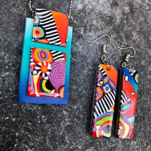 Psychedelic ékszerszett - ékszer - ékszerszett - Meska.hu