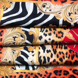 Kézzel festett selyemkendő �Baroque 90x90cm (pongé 8) - ruha & divat - sál, sapka, kendő - vállkendő - Meska.hu